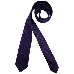THOMAS PINK Blue Polka Dot Silk DESIGNER Slim Tie ENGLAND
